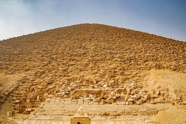 Roze Piramide Noordelijke Piramide Van Farao Snofru Dakhshur Xxvi Eeuw — Stockfoto