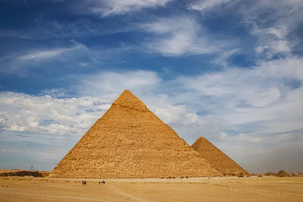 Ancienne Pyramide Chefren Gizeh Egypte — Photo