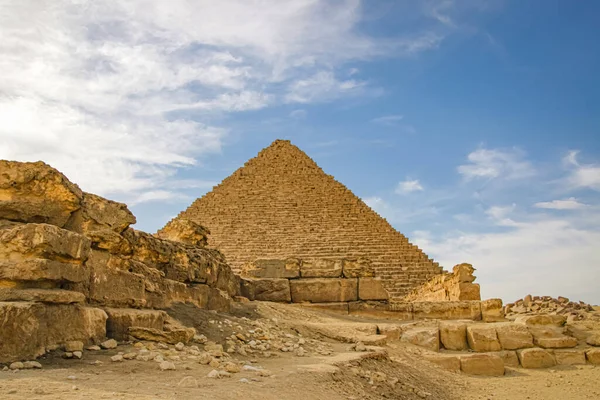 Die Antike Pyramide Von Chefren Gizeh Ägypten — Stockfoto