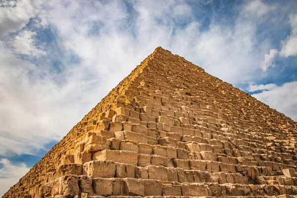 Древняя Пирамида Мицерина Менкаур Гизе Египет — стоковое фото