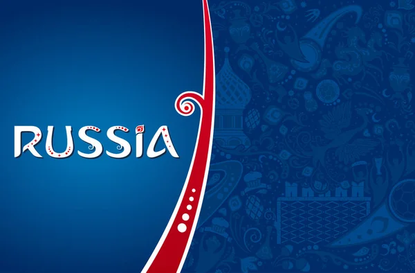 Rus arka plan, vektör çizim