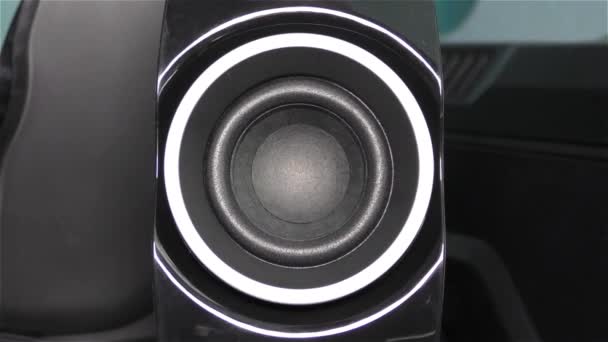 Lautsprecher für PC - 20W rms, 5.1 Lautsprechersystem — Stockvideo