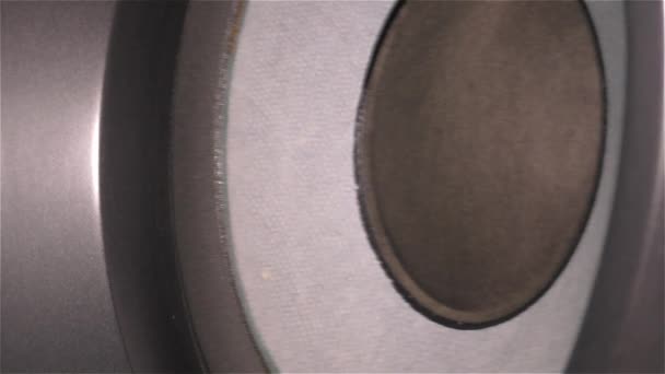 Geluid van luidspreker - Bass Audio Speaker sub woofer, 150w Rms, Hi-Fi Pro — Stockvideo