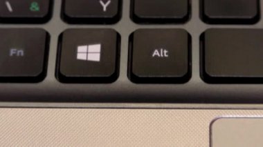 Laptop, Notebook, Bilgisayar klavyesi, yakın plan, ayrıntı
