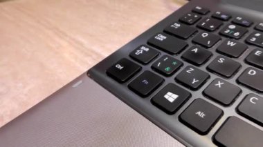 Laptop, Notebook, Bilgisayar klavyesi, yakın plan, ayrıntı