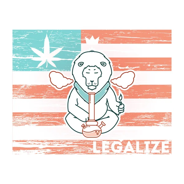 Cartel vectorial - solo legalizar 12 — Vector de stock