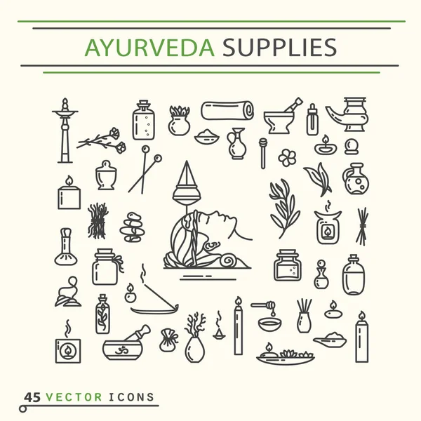 Ayurveda simgeler sağlar
