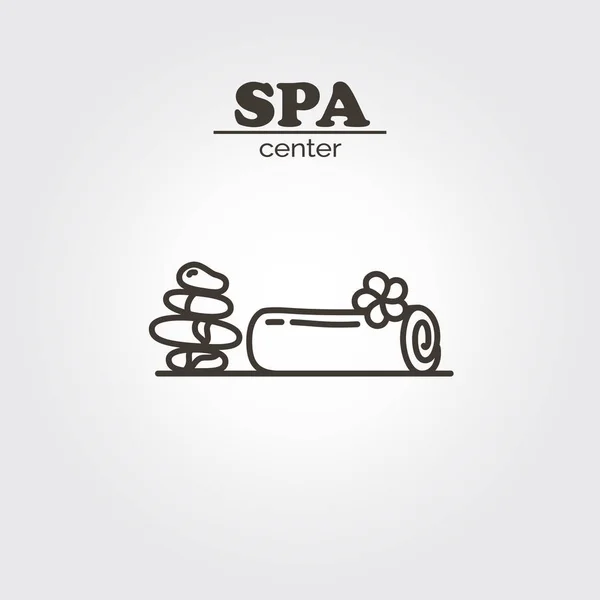 SPA центр - шаблон логотипа — стоковый вектор
