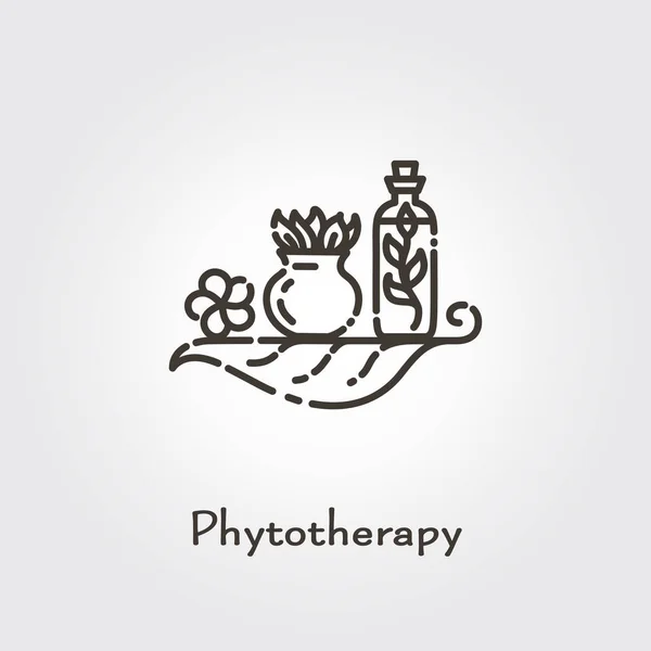 Phytotharapy - logo şablonu