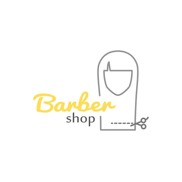 Plantilla de logotipo - peluquería — Vector de stock