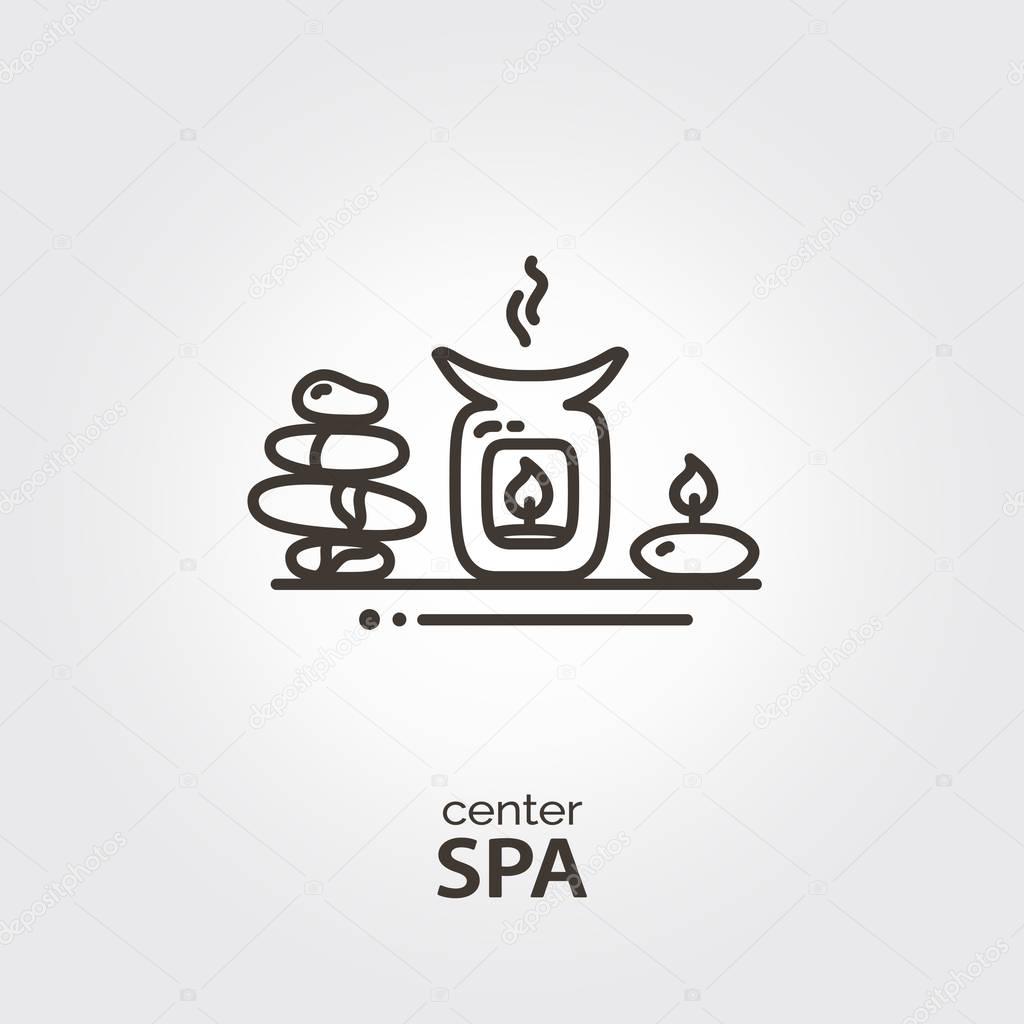 SPA center - logo template