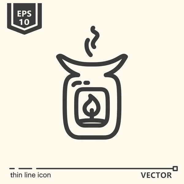 Suministros ayurvédicos - serie icono — Vector de stock