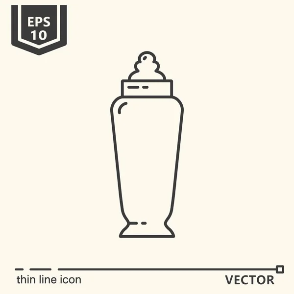 Un icono - contenedor — Vector de stock