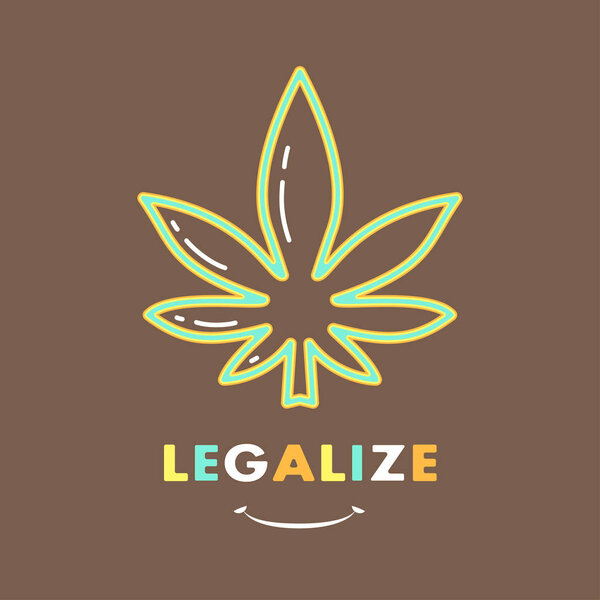 Logo template - cannabis
