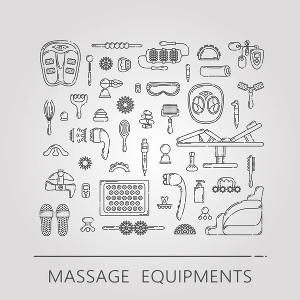 Masaj cihazı - Icon set