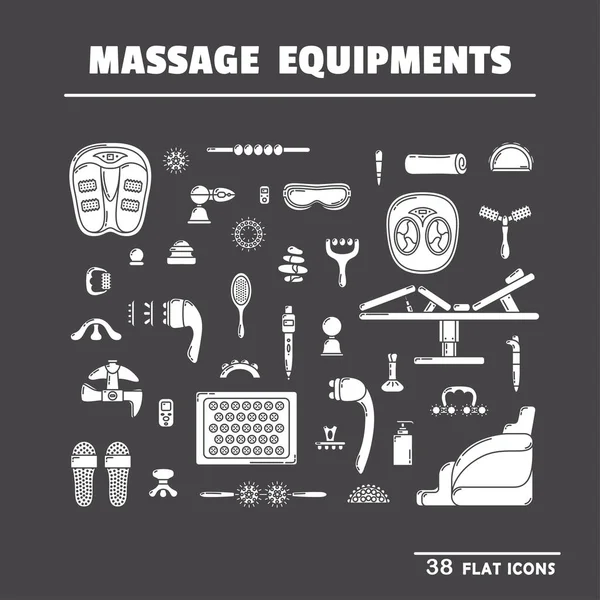 Masaj cihazı - Icon set