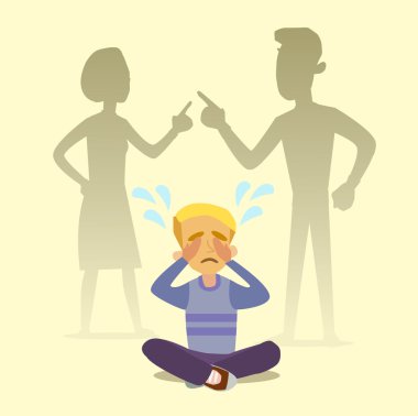 Onlar kavga ederken onun anne sevgi dolu şirin küçük bebek toddler.