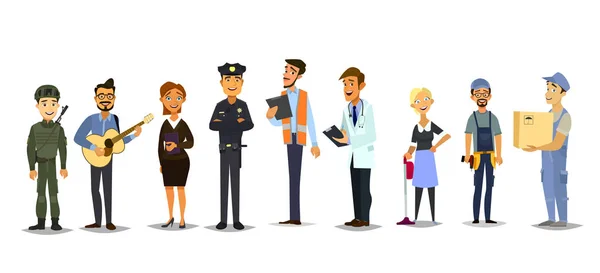 İşçi Bayramı. Düz bir stil vektör çizim