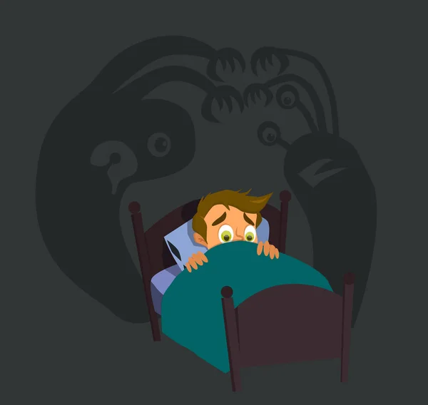 küçük çocuk değil çünkü uyku gece korku var.