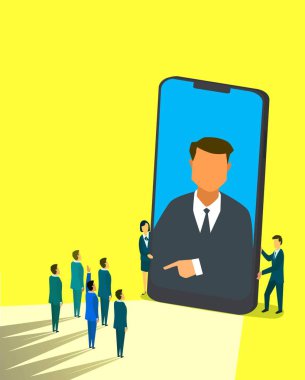 İş adamları iş görüşmesi için bekliyor..