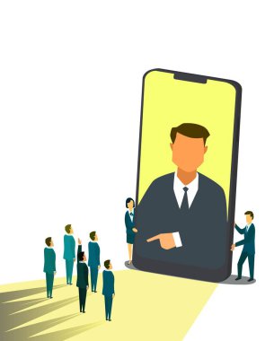 İş görüşmesi simgesi tasarım