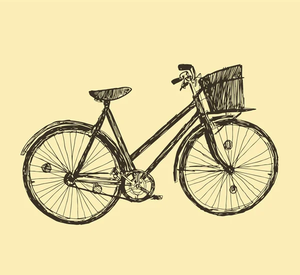 Bicicleta com quadro passo-a-passo, ilustração vetorial . —  Vetores de Stock