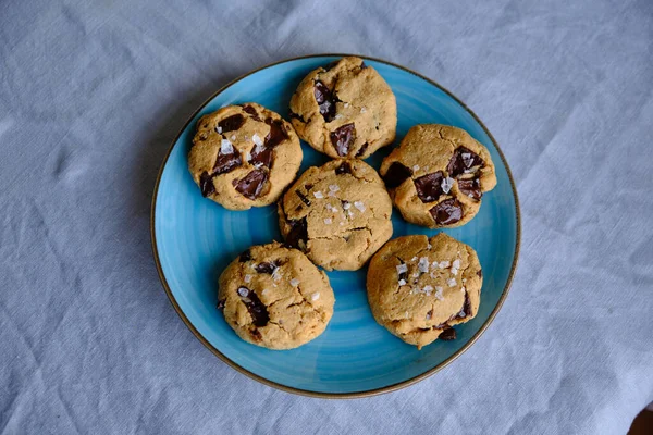 Chip Chocolate Caseiro Paleo Cookies — Fotografia de Stock