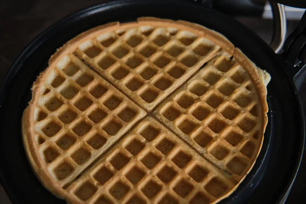 Homemade Healthy Waffles Paleo Gluten Free — Stock Photo, Image