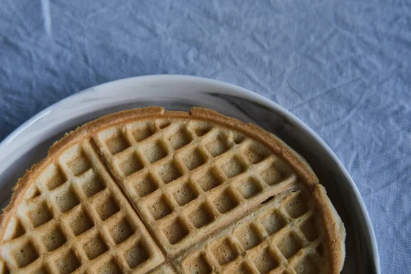 Homemade Healthy Waffles Paleo Gluten Free — Stock Photo, Image