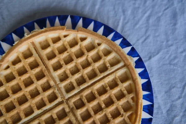 Homemade Healthy Waffles Paleo Gluten Free — Stock Photo, Image