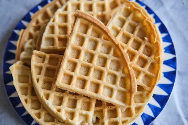 Homemade Healthy Waffles Paleo Gluten Free — Stock Photo, Image