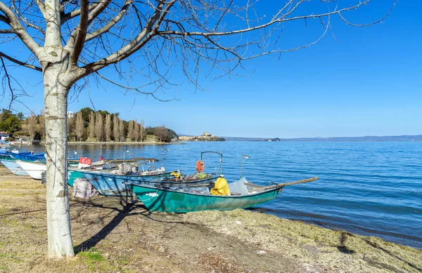 Jezioro Bolsena, Lacjum, Włochy — Zdjęcie stockowe