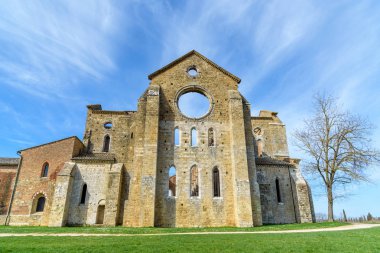 Abbey san galgano, Toskana, İtalya