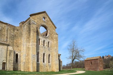 Abbey san galgano, Toskana, İtalya