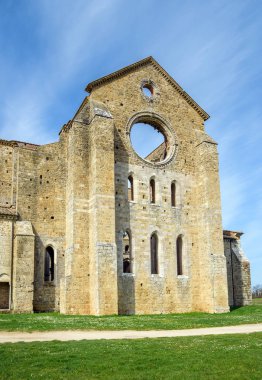 Abbey san galgano, Toskana, İtalya
