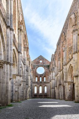 Abbey san galgano, Toskana, İtalya