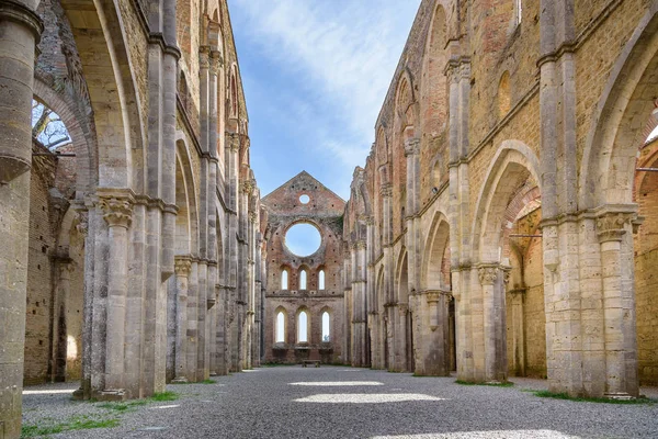Abbey san galgano, Toskana, İtalya