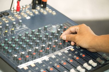 parmak addjust ses karıştırma konsol