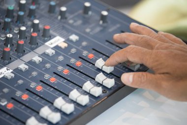 parmak addjust ses karıştırma konsol