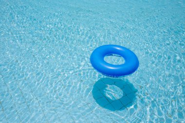 Mavi Yüzme halka izole Yüzme Havuzu çocuk float için