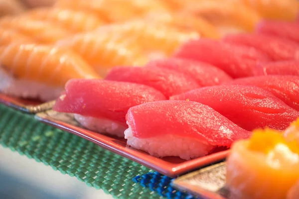 Grupa czerwona otoro sashimi — Zdjęcie stockowe