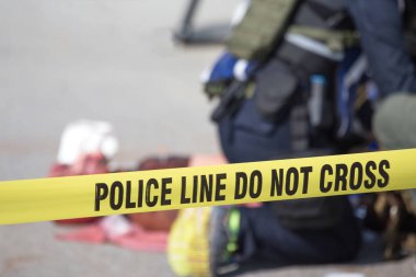 Polis hattı mı yok haç ile bulanık doktor Hukuk İcra backg