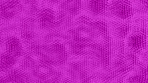 Hexagon Moving Surface Purple Animation Background — Stock Video