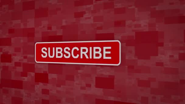 S'abonner bouton pixel ordinateur écran animation 