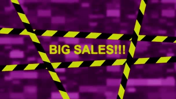 Big Sales Pixel Computer Screen Animation — 비디오