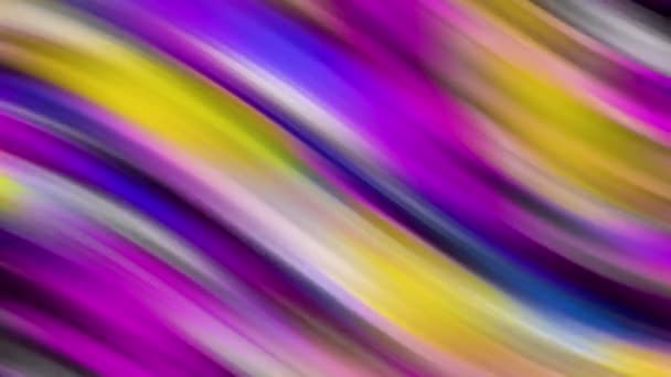 Абстрактные Фиолетовые Волны Красочный Градиентный Анимированный Фон — стоковое видео