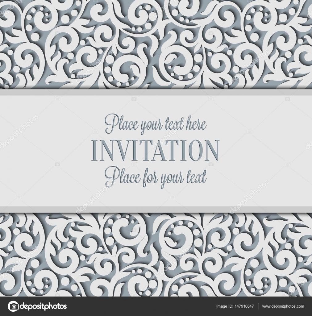 Abstract 3D Background Design Template With Plac E For Text White Simple Lace Shadow Paper Cut Effect Vector By MiaMilky Abstract 3D Background Design Template With Plac E For Text White Simple Lace Shadow Paper Cut Effect Vector By MiaMilky