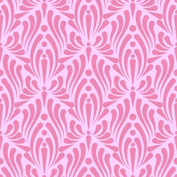 Damasco patrón sin costuras diseño intrincado. Adorno real de lujo, textura victoriana para fondos de pantalla, textil, envoltura. Exquisito encaje barroco floral florecer . — Vector de stock