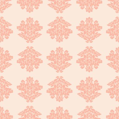 Damasko seamless modeli karmaşık tasarım. Lüks royal süsleme, Victoria doku duvar kağıdı, tekstil, ambalaj. Mükemmel çiçek Barok dantelli güzelleşmek vintage çok güzel renklerde