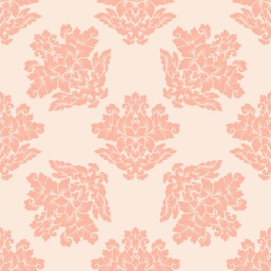 Damasko seamless modeli karmaşık tasarım. Lüks royal süsleme, Victoria doku duvar kağıdı, tekstil, ambalaj. Mükemmel çiçek Barok dantelli güzelleşmek vintage çok güzel renklerde